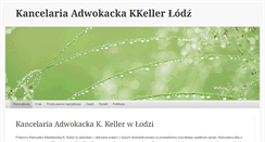 Desktop Screenshot of kkeller.pl